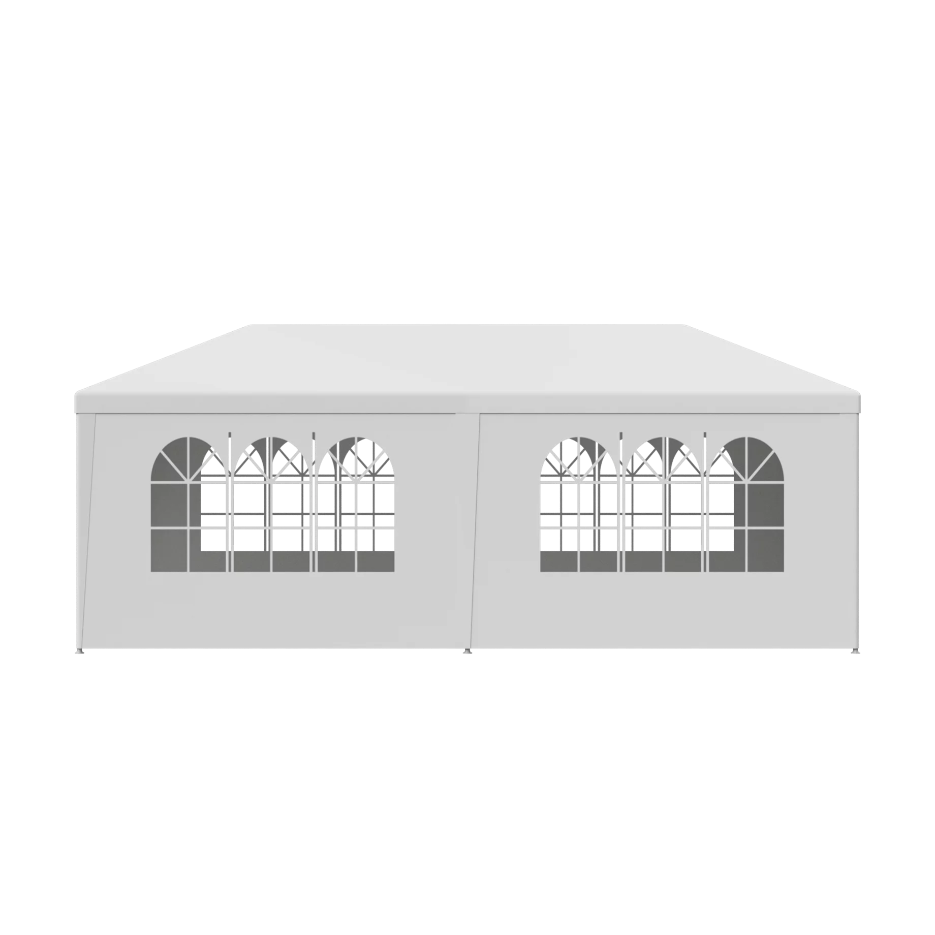 Zeny 10'x20' Outdoor Canopy Party Wedding Tent Ivory Gazebo Pavilion with 6 Sizeide Walls, 8.00, Event Canopies