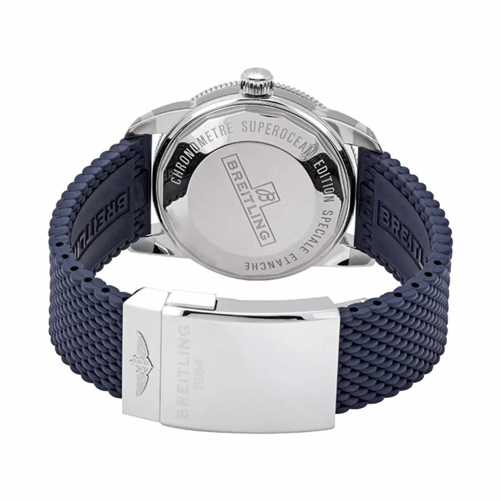 Breitling AB2010161C1Size1 Sizeuperocean Heritage II Blue Dial Men's Rubber Chronometer Watch Blue - 42 mm