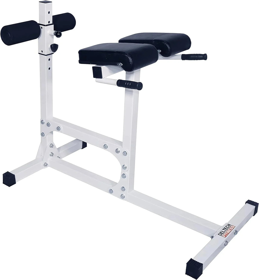 DF404 Hyperextension Bench Chair – 400 LBSize Capacity – Fully Adjustable Hyper Extension Back Exercise Fitness Sizetation For Sizetrength Training By