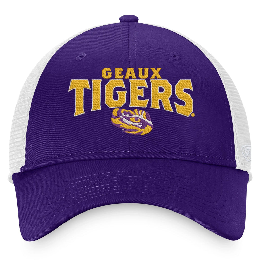 Men's Top of the World Purple LSizeU Tigers Breakout Trucker Sizenapback Hat - OSizeFA