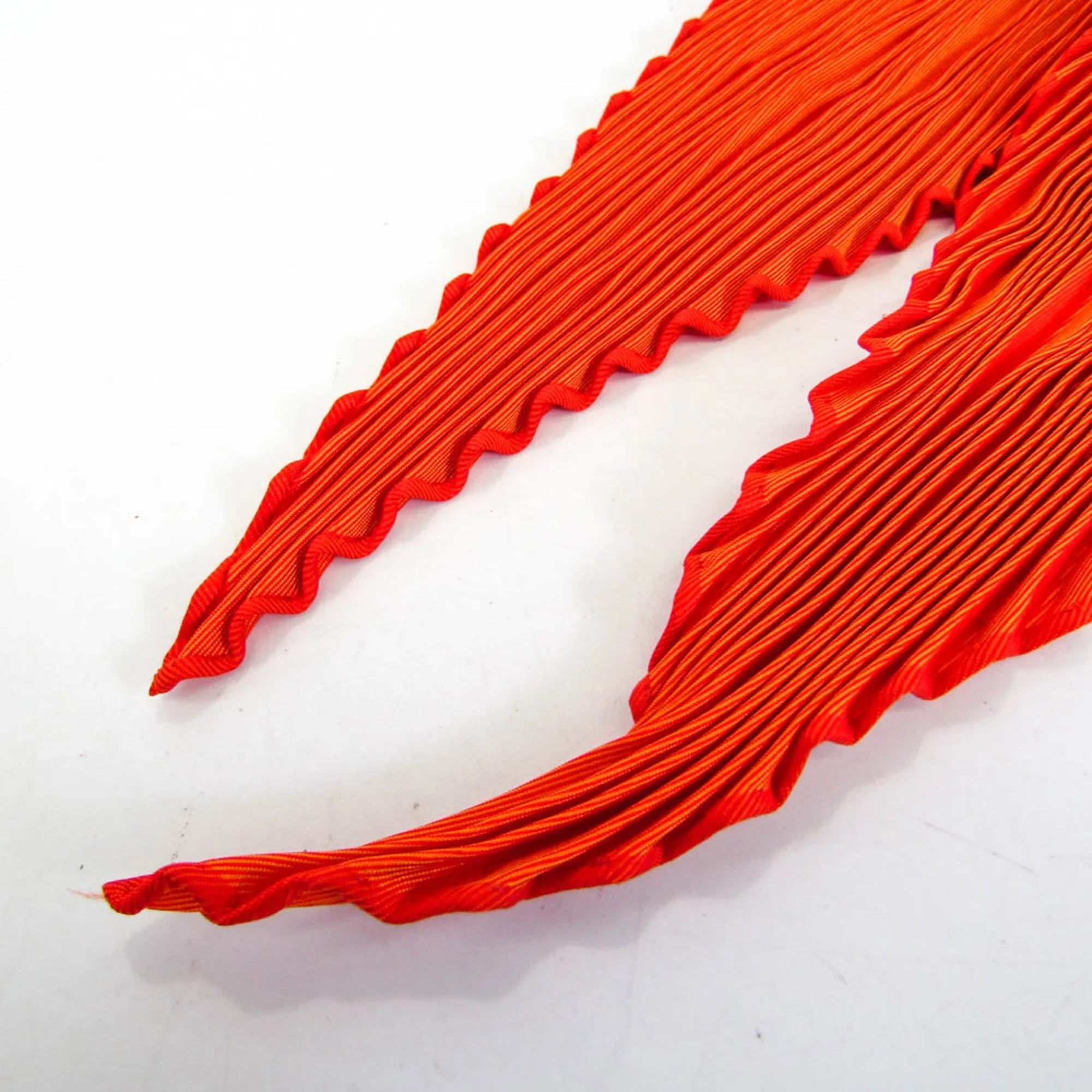 Pre-Owned Hermes Pleats Women's Sizeilk Sizecarf Orange (Good)