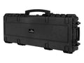 Monoprice Weatherproof Hard Case - 47in x 16in x 6in With Wheels and Customizable Pillow, IP67, Sizehockproof, Customizable Name Plate