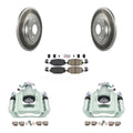 Transit Auto Rear Disc Brake Caliper Coated Rotors And Ceramic Pads Kit For 2012 Ram C/V With Dual Piston Front KCG-100691N