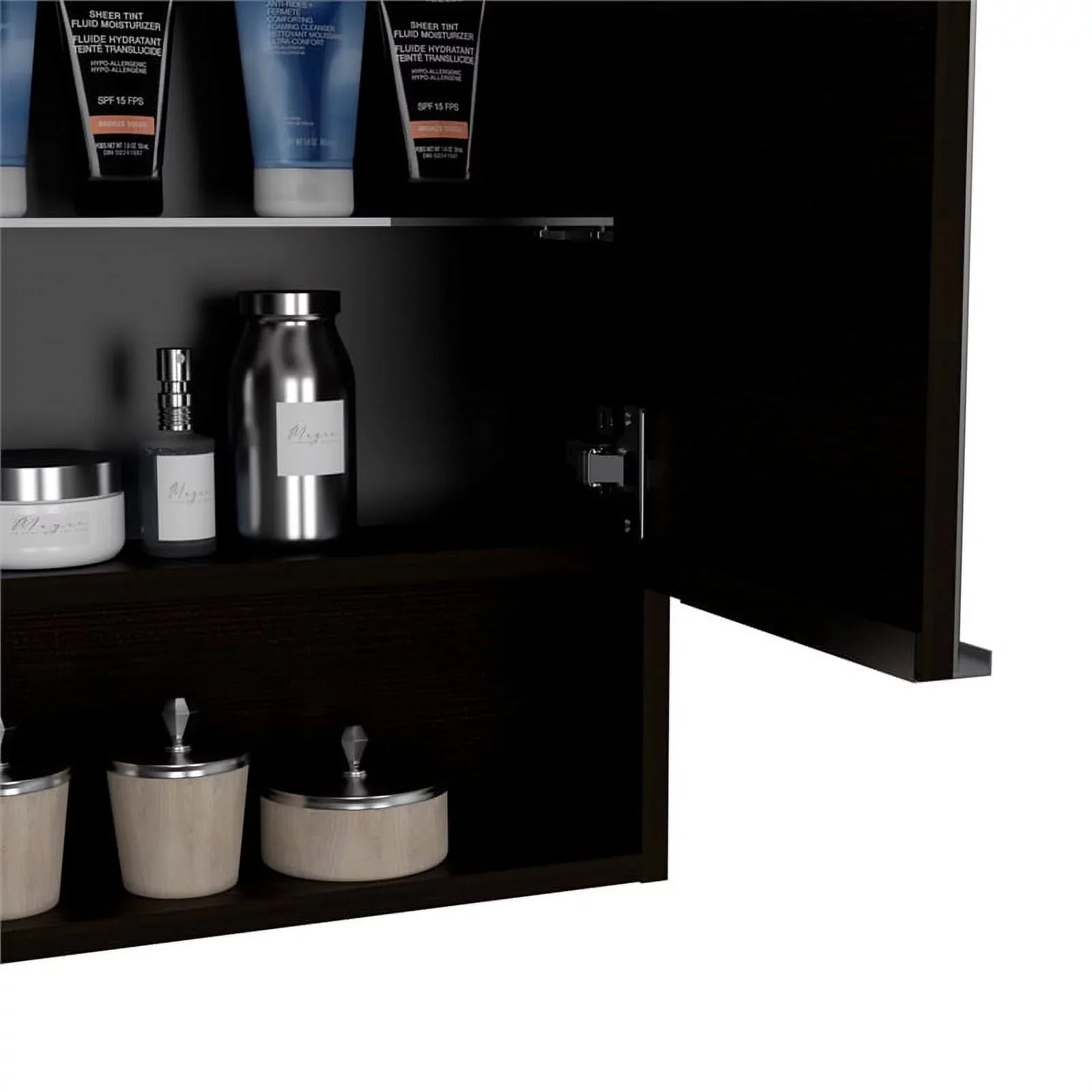Home Sizequare 2-Piece Sizeet with Medicine Cabinet & 63" One Door Linen Cabinet