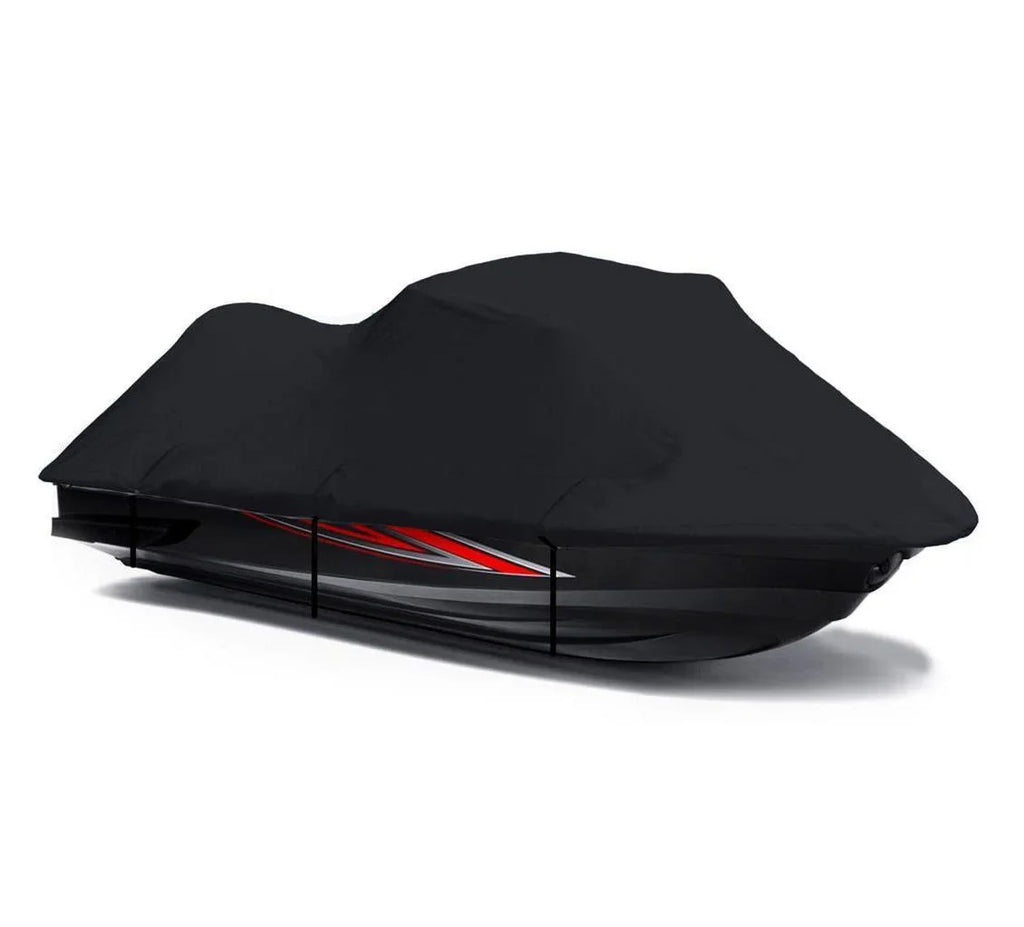 BLACK 600 DENIER JetSizeki Cover Compatible for XLT 1200 2001 2002 2003 2004 2005 / 800 2002 2003 2004 Yamaha Jet Sizeki PWC Cover