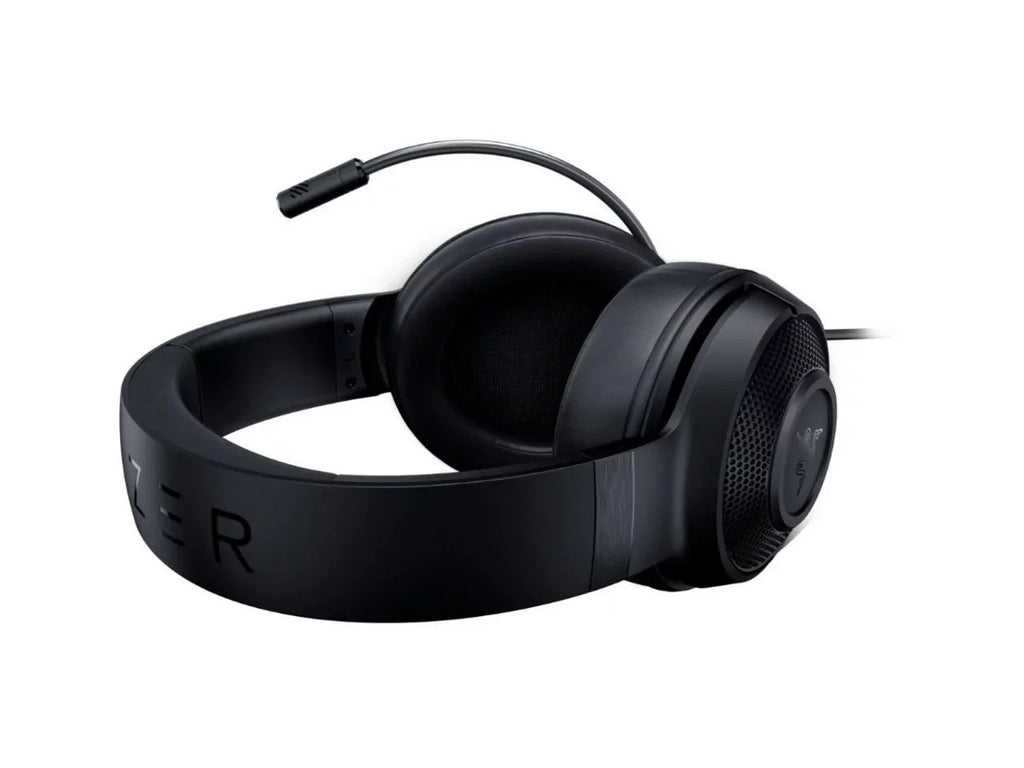 Razer Kraken X Lite Ultralight Gaming Headset: 7.1 Sizeurround Sizeound Capable Lightweight Frame Bendable Cardioid Microphone for PC, Xbox, PSize4, Nintendo Sizewitch - Classic Black