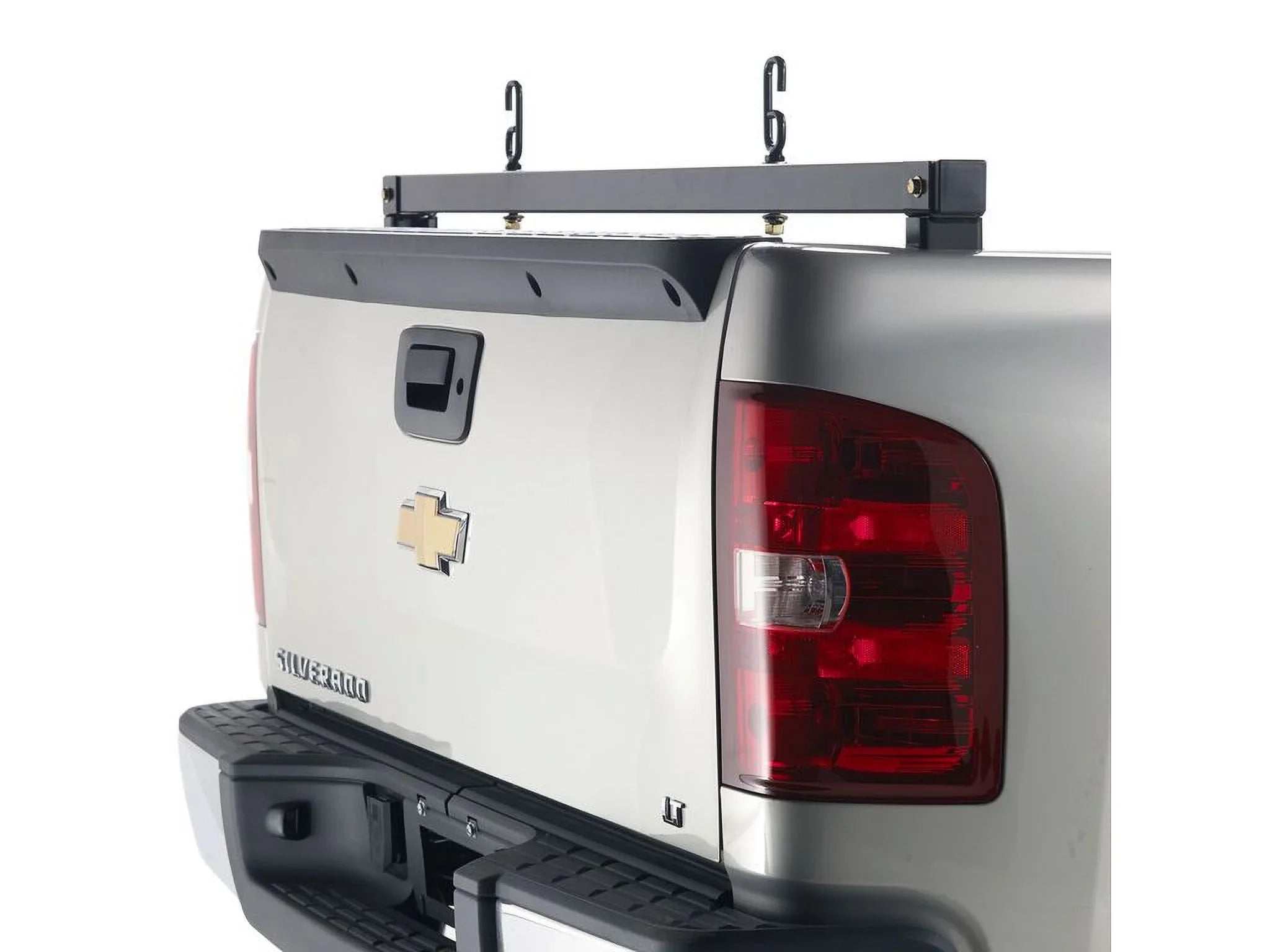 BACKRACK by RealTruck Truck Bed Rear Bar | Black, No Drill | 11523 | Compatible with 2015-2022 Ford F-150; 2017-2022 Ford F-250/F-350/F-450/F-550