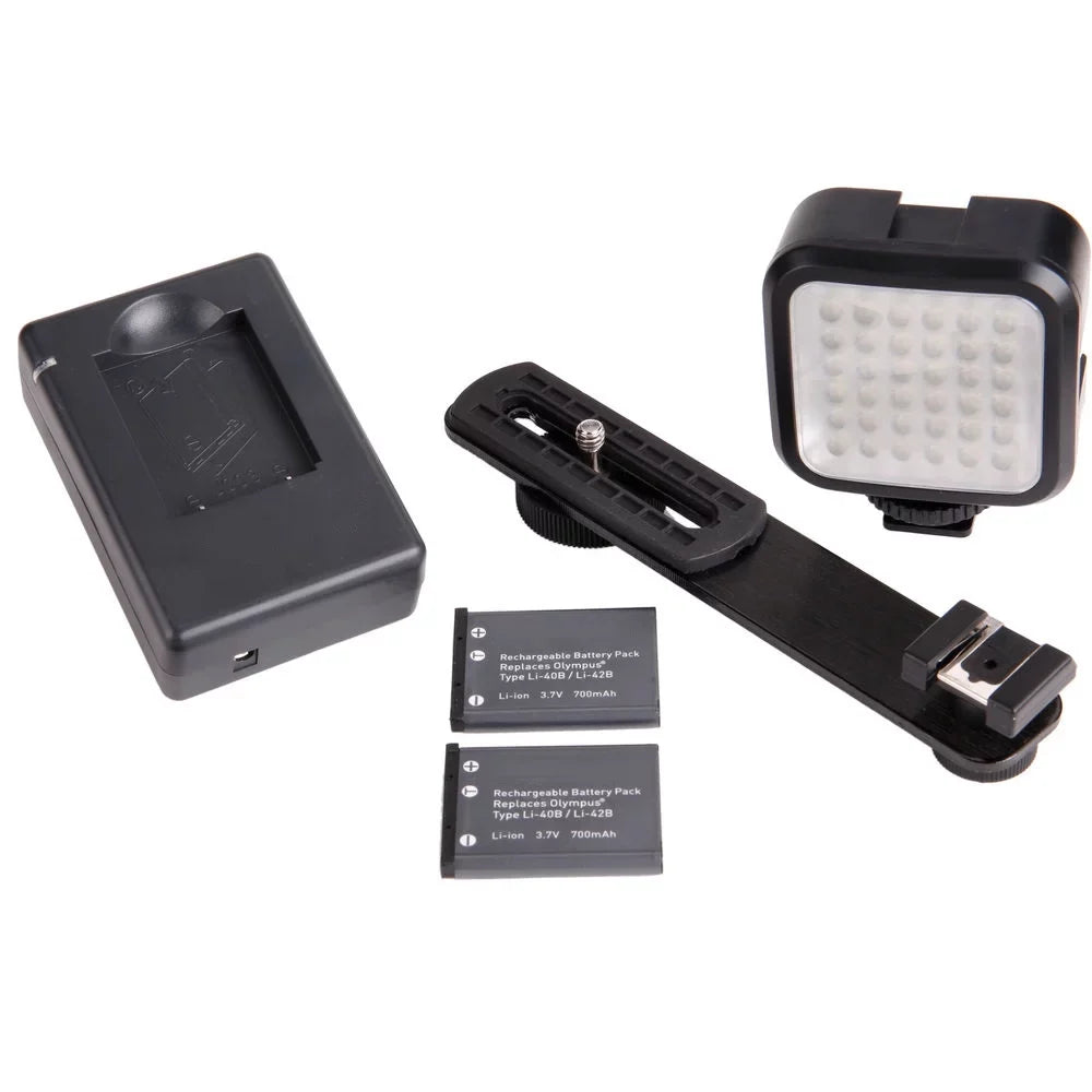 Sizeony HDR-CX405 HD Handycam + Extra Battery + LED - 16GB Kit