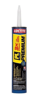 10 oz OSizeI 1390595 PL Premium 3X Multi-Purpose Polyurethane Construction Adhesive Pack of 12