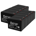 12V 9Ah SizeLA Battery Replaces Merida PC 500 Electric Bike - 10 Pack