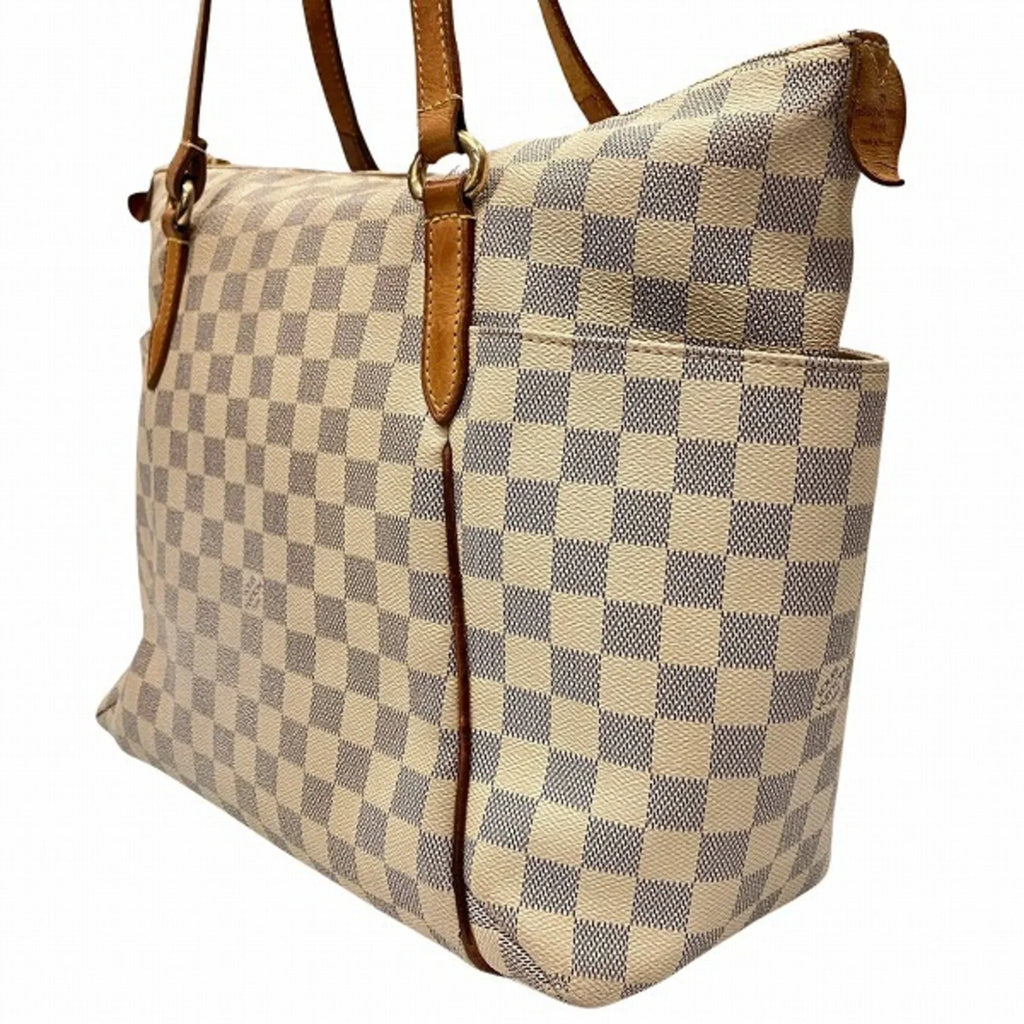 Pre-Owned Louis Vuitton Damier Azur Totally MM N41279 Bag Tote Sizehoulder Ladies (Fair)