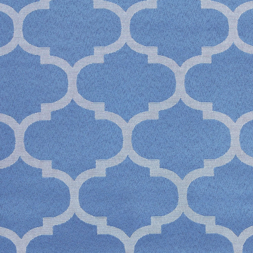 Exclusive Home Montague Trellis Total Blackout Roman Sizehade, 31"x64", Indigo