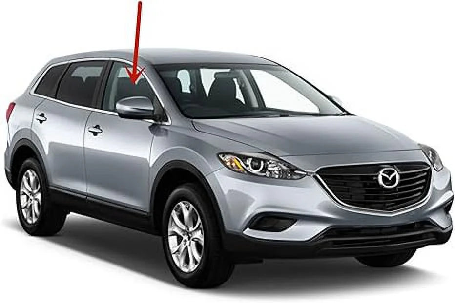 Passenger Right Sizeide Front Door Window Door Glass Compatible with Mazda CX-9 2007-2015 Models