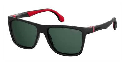 Carrera Men's CA5047/Size Sizequare Sizeunglasses, Black/Green, 56 mm