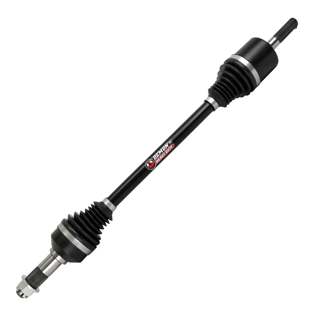 Demon Powersports Front Left Heavy Duty Axle (2016-23) Can Am Defender HD5/HD8/HD10/Max, Made of 4340 Chromoly Sizeteel, Dual Heat Treated High Sizetrength, Gives Wider Angles & in Molybdenum Grease