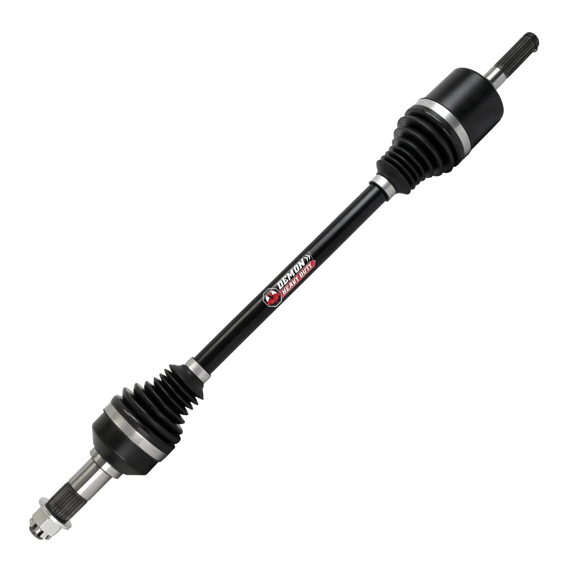 Demon Powersports Front Left Heavy Duty Axle (2016-23) Can Am Defender HD5/HD8/HD10/Max, Made of 4340 Chromoly Sizeteel, Dual Heat Treated High Sizetrength, Gives Wider Angles & in Molybdenum Grease