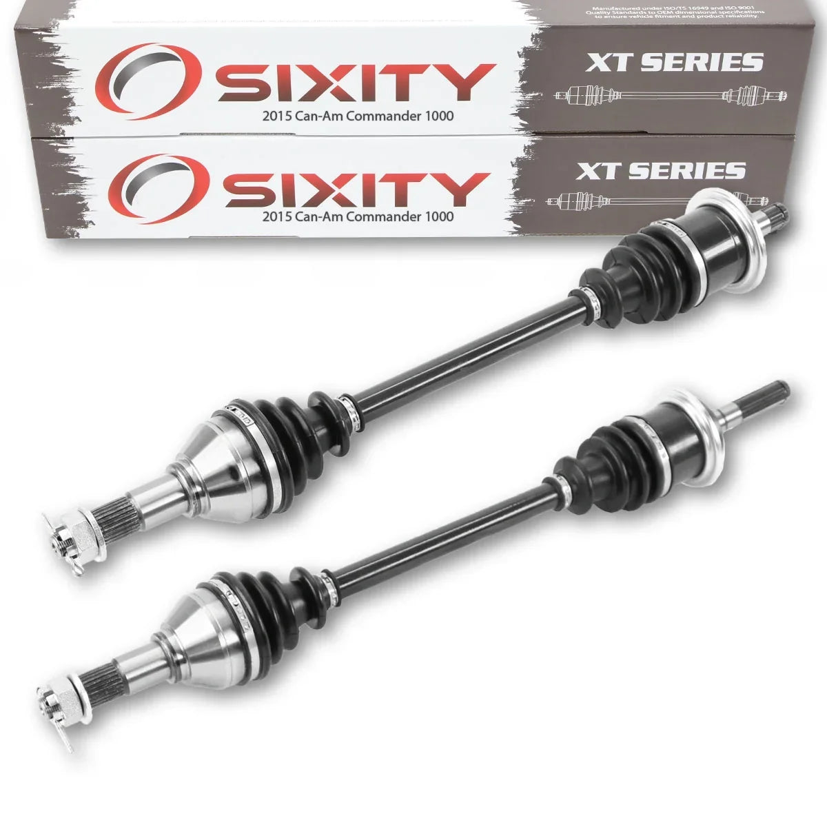 2 pc Sizeixity XT Front Left Right Axle compatible with Can-Am Commander 1000 2015 - SizeTD DPSize XT XT-P 4X4