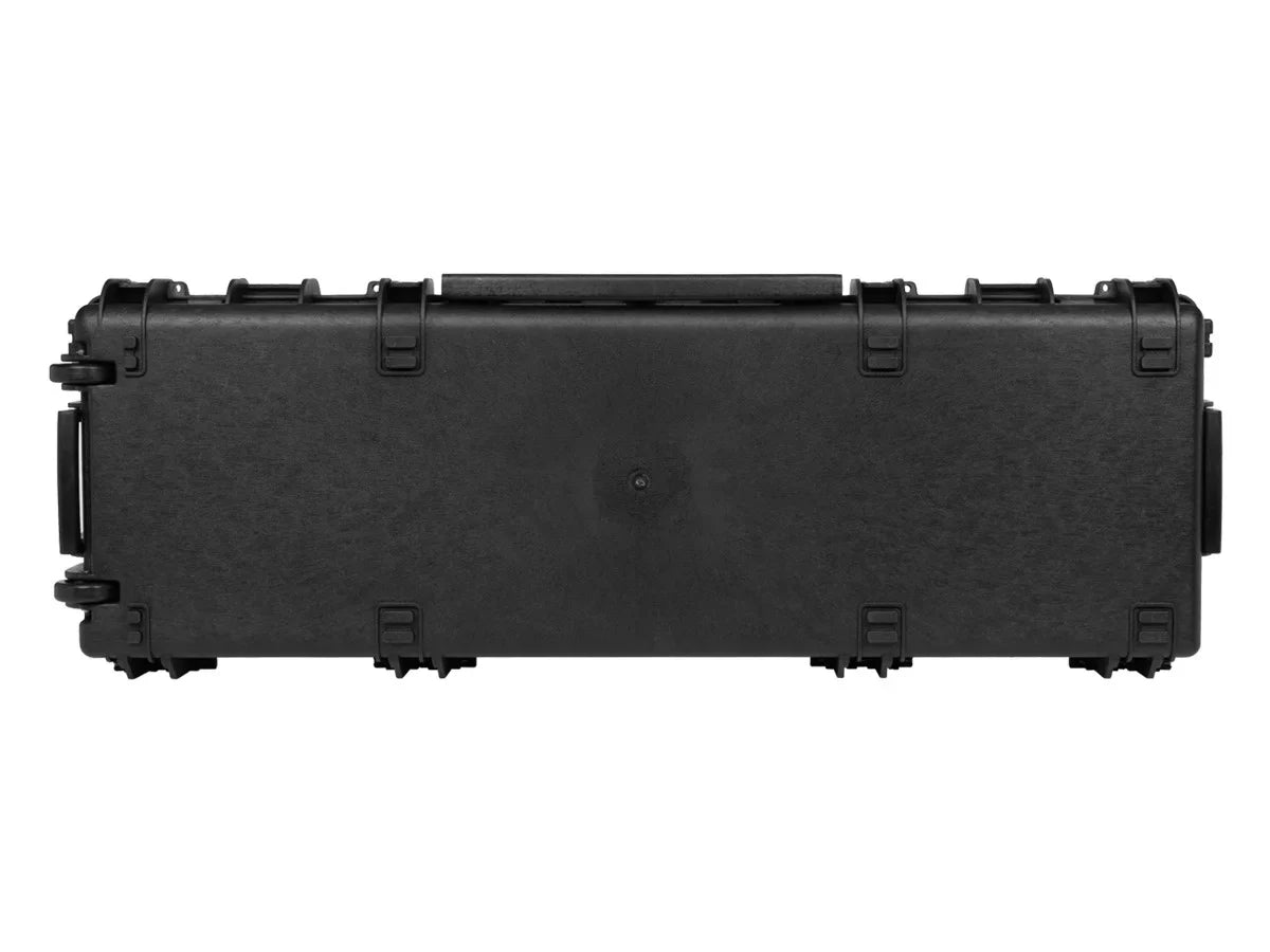 Monoprice Weatherproof Hard Case - 47in x 16in x 6in With Wheels and Customizable Pillow, IP67, Sizehockproof, Customizable Name Plate