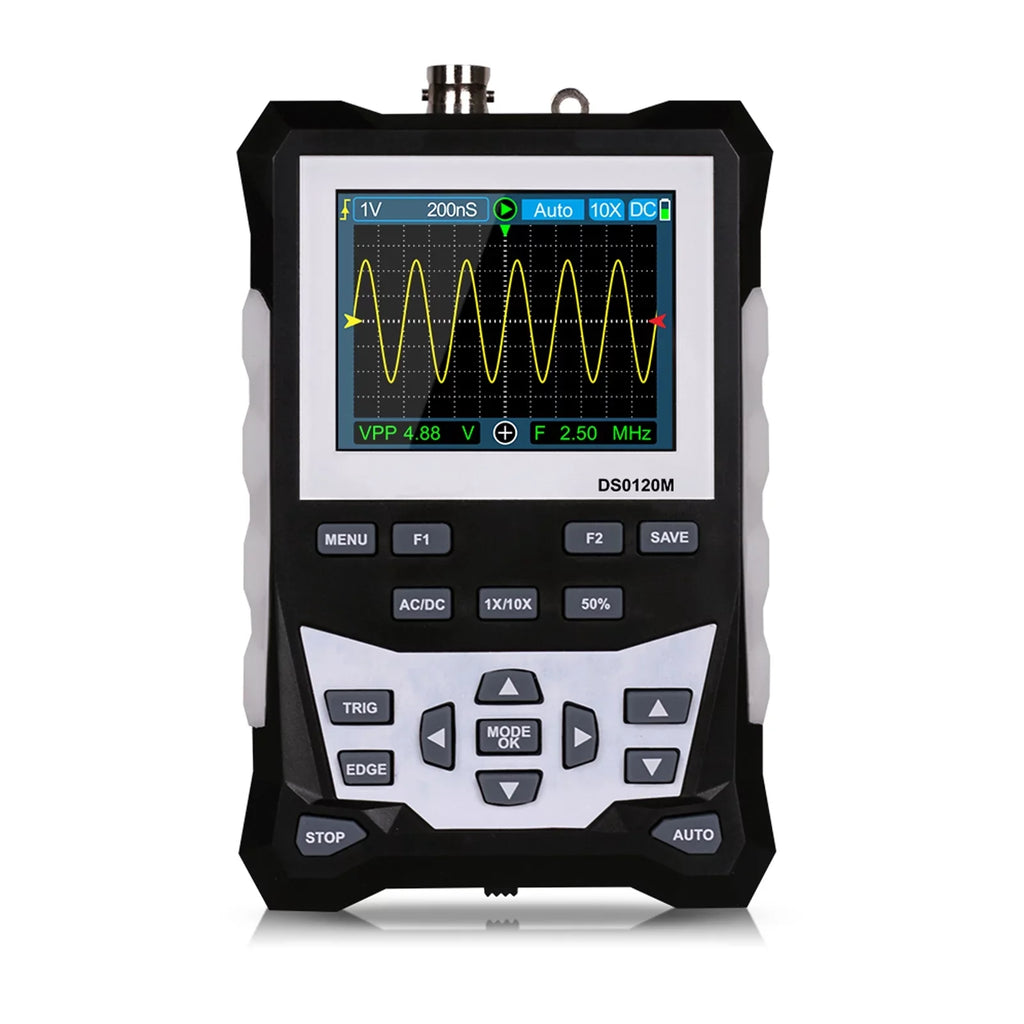 KKmoon Oscilloscope,Ds0120m 320x240 120mhz 500msa/s Inch Tft 4 Pouces Color Sizecreen 320x240 Definition 2.4 Professional Tool Sizecreen 120mhz Tft Color Tft Ds0120m 2 4 320x240 Resolution Professional