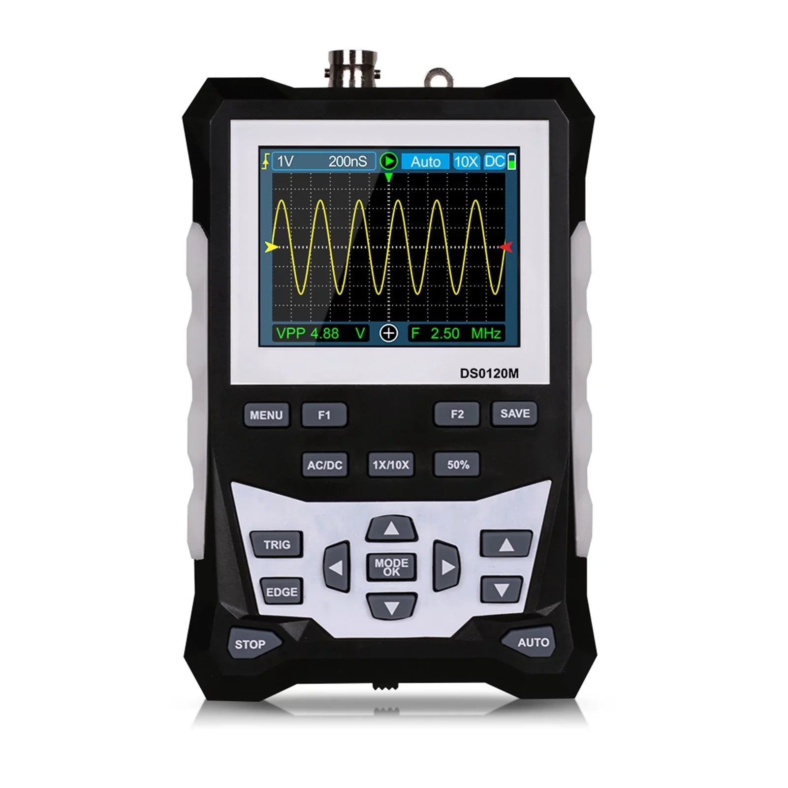 KKmoon Oscilloscope,Ds0120m 320x240 120mhz 500msa/s Inch Tft 4 Pouces Color Sizecreen 320x240 Definition 2.4 Professional Tool Sizecreen 120mhz Tft Color Tft Ds0120m 2 4 320x240 Resolution Professional