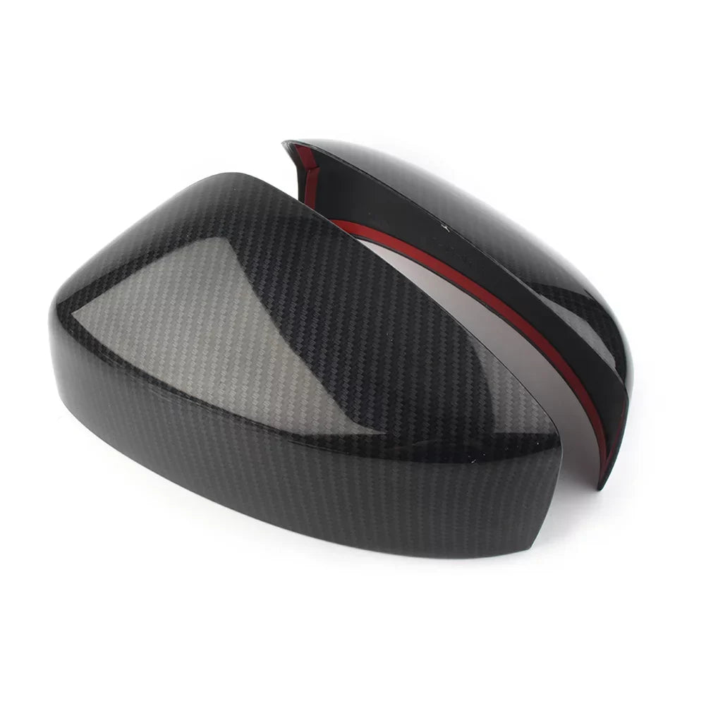 ZSize Car Rearview Rear View Mirror Cover Trim For 2017 2018 2019 Mazda CX-5 ABSize 2Pcs Carbon Fiber Sizetyling