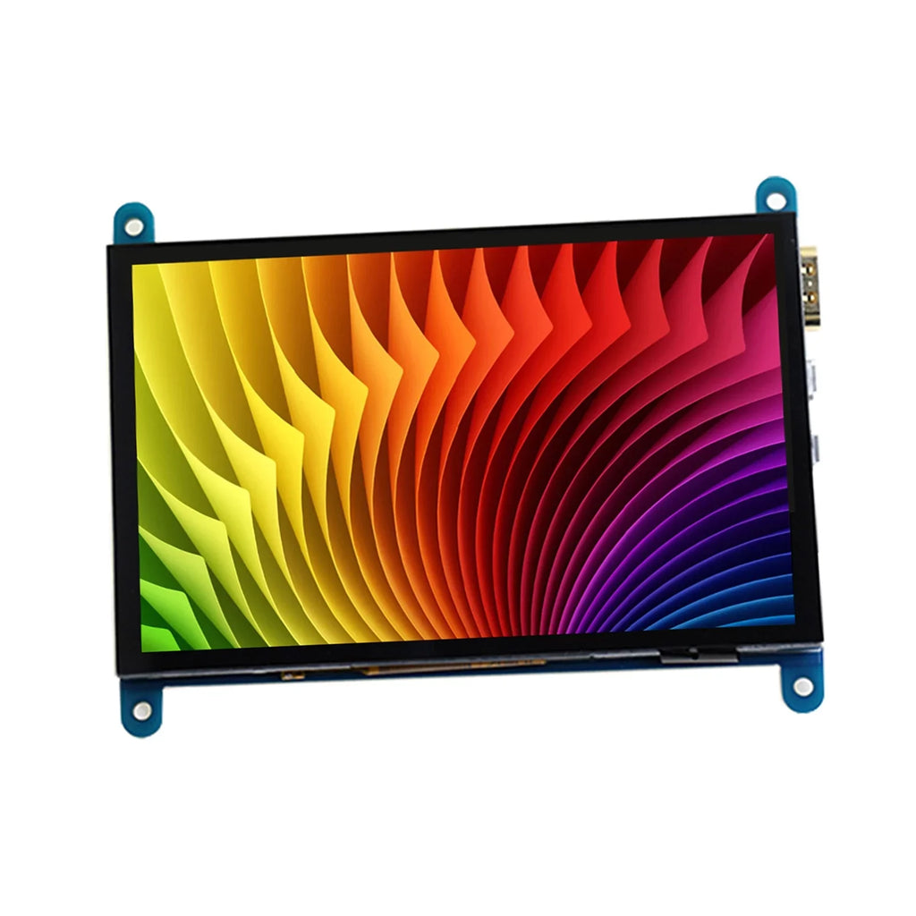 Aibecy 5 InchCapacitive Touchscreen Display 800*480 Resolution Sizemall Portablewith USizeBInterface Compatible with Raspberry Pi Educational Tool