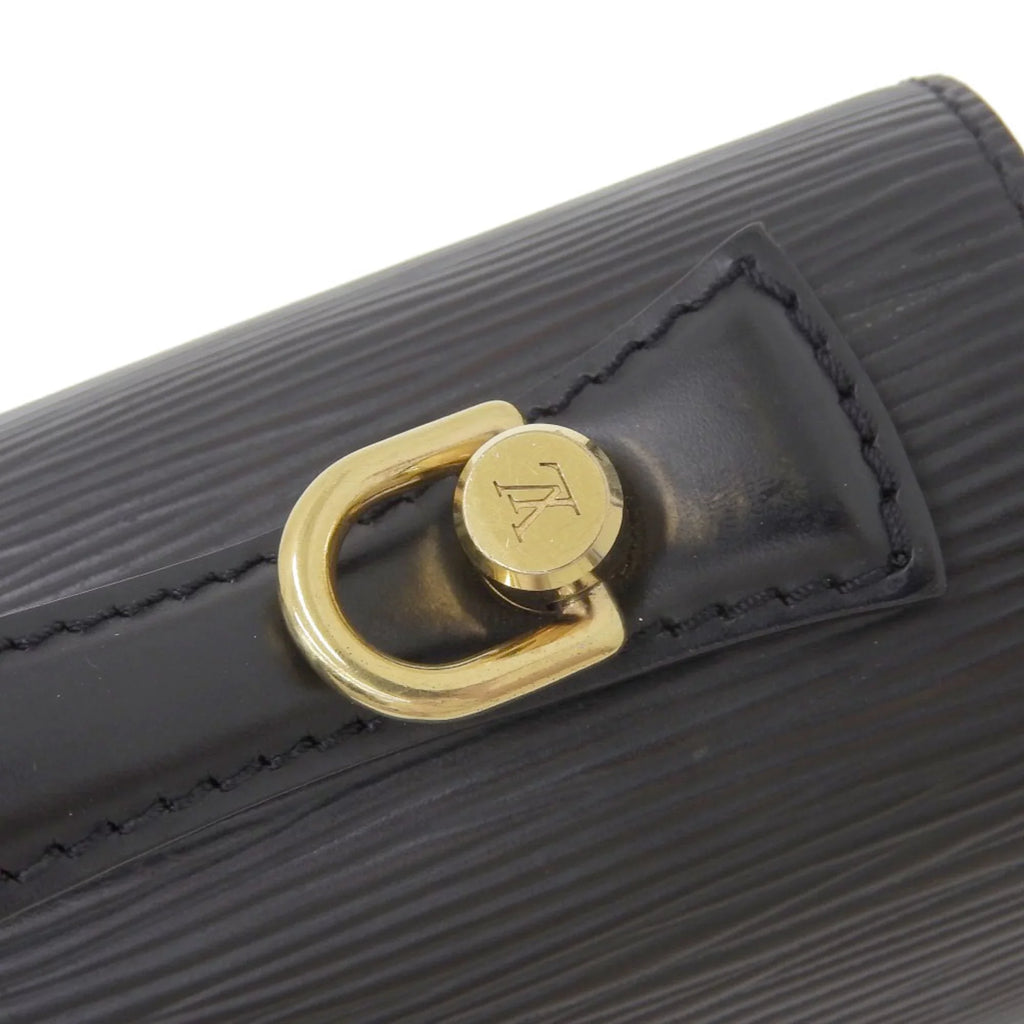 Authenticated Used Louis Vuitton LOUISize VUITTON Epi Monceau 2WAY Bag Noir M52122