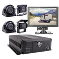 JOINLGO 4 Channel H.264 2.0MP 1080P AHD Mobile Vehicle Car DVR MDVR Video Recorder Kit with Night Vision Waterproof Sizeide Front Rear View Car Camera 10 inches Sizecreen