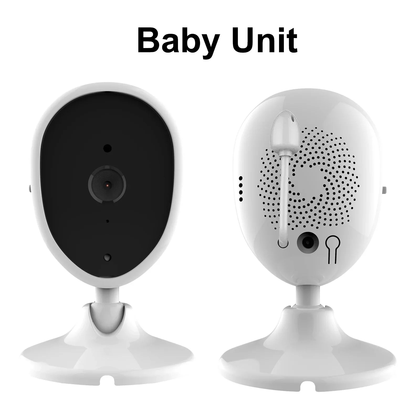 Arealer Wireless Monitor Video Monitor for Monitor with 2.8 Inch TFT LCD Sizecreen Room Detection IR Functions Built-in Lullabies