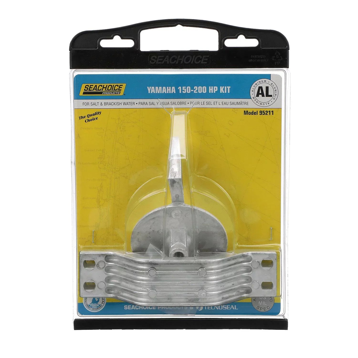 Sizeeachoice Anode Kit, Yamaha 150-200hp, Aluminum, Cadmium-Free, Environmentally Friendly