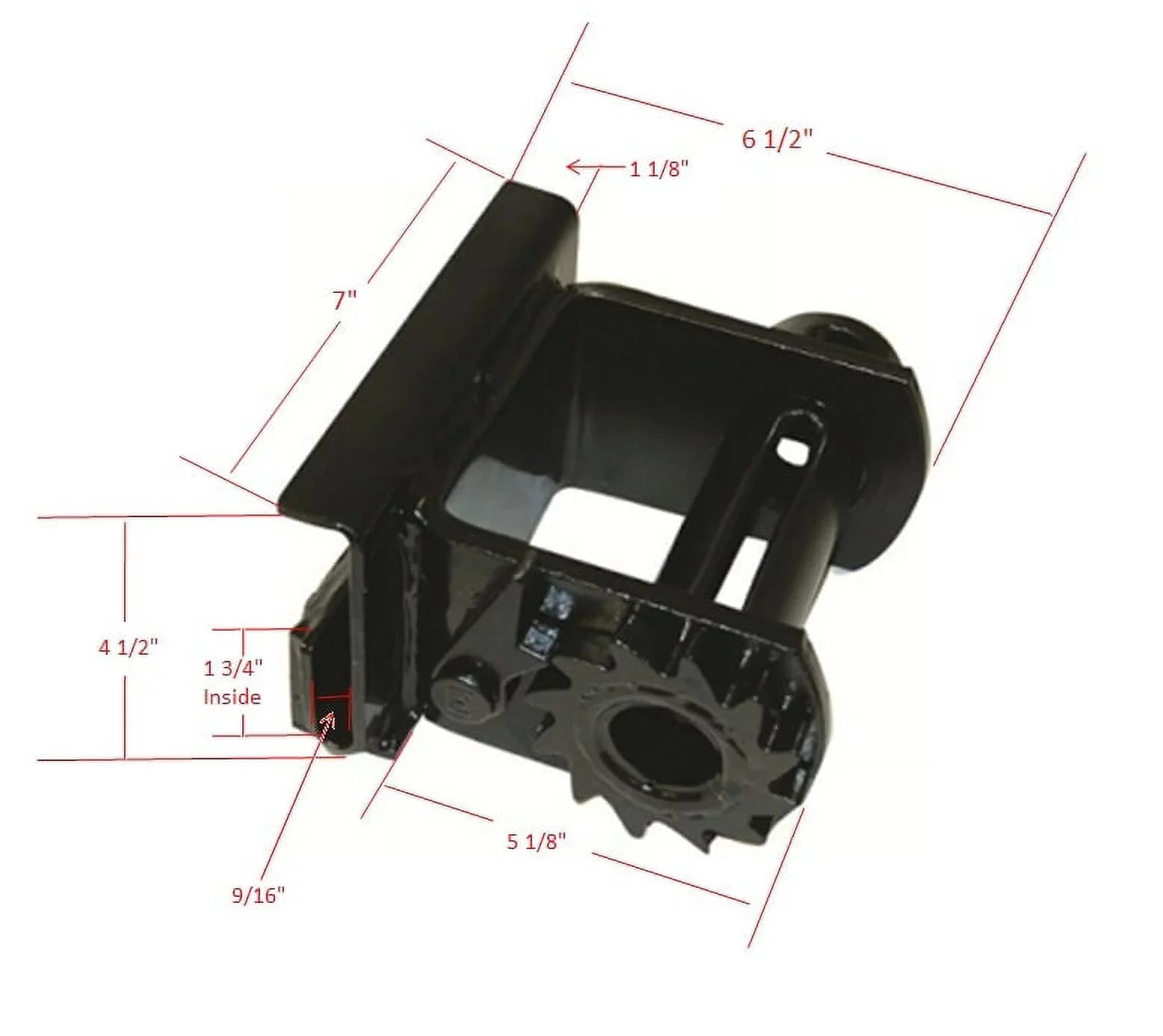 Mytee Products Utility Trailer Track Sizelider Winch Flatbed Sizeemi Truck (4 - Pack)