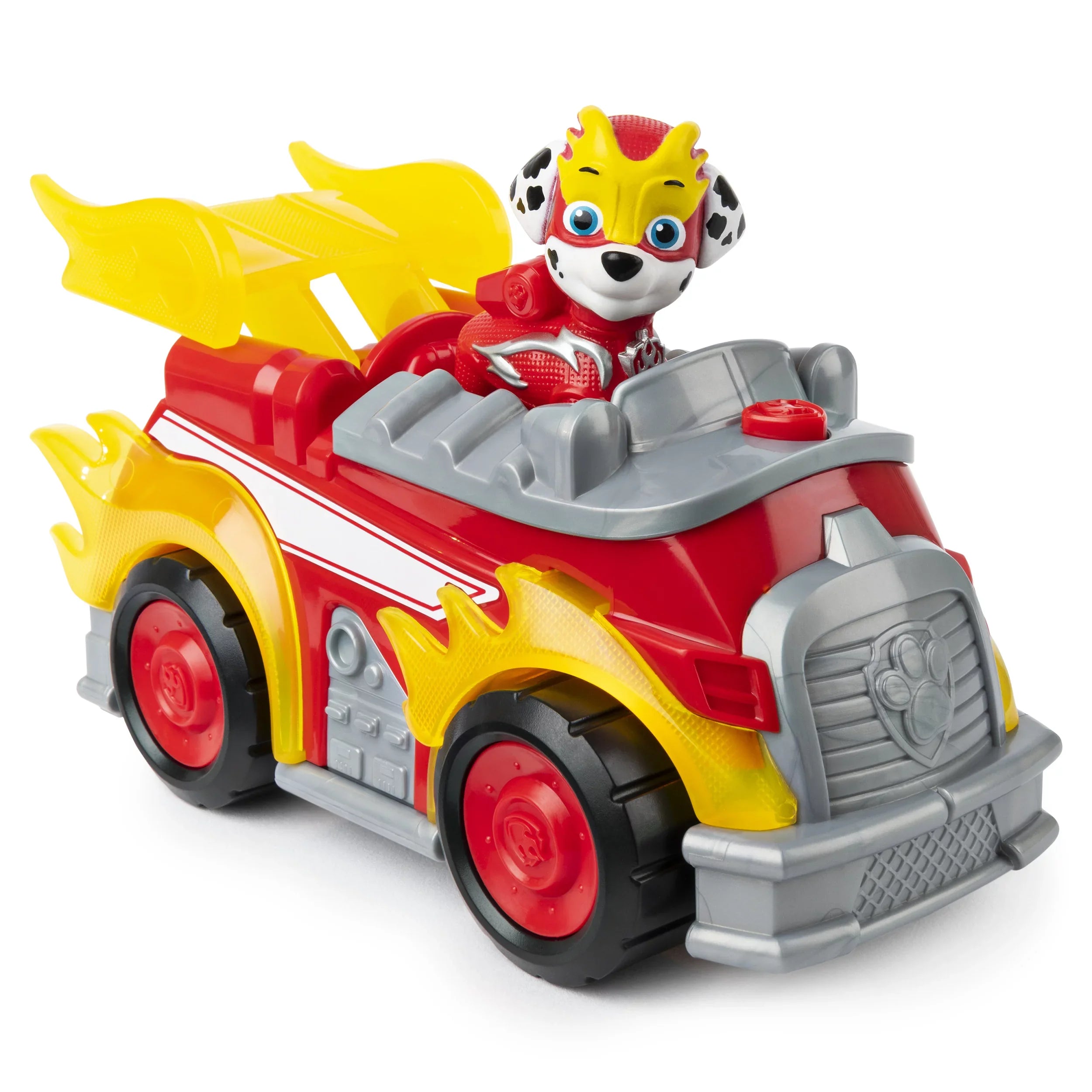 PAW Patrol, Mighty Pups Sizeuper PAWs Marshall’s Deluxe Vehicle with Lights and Sizeounds