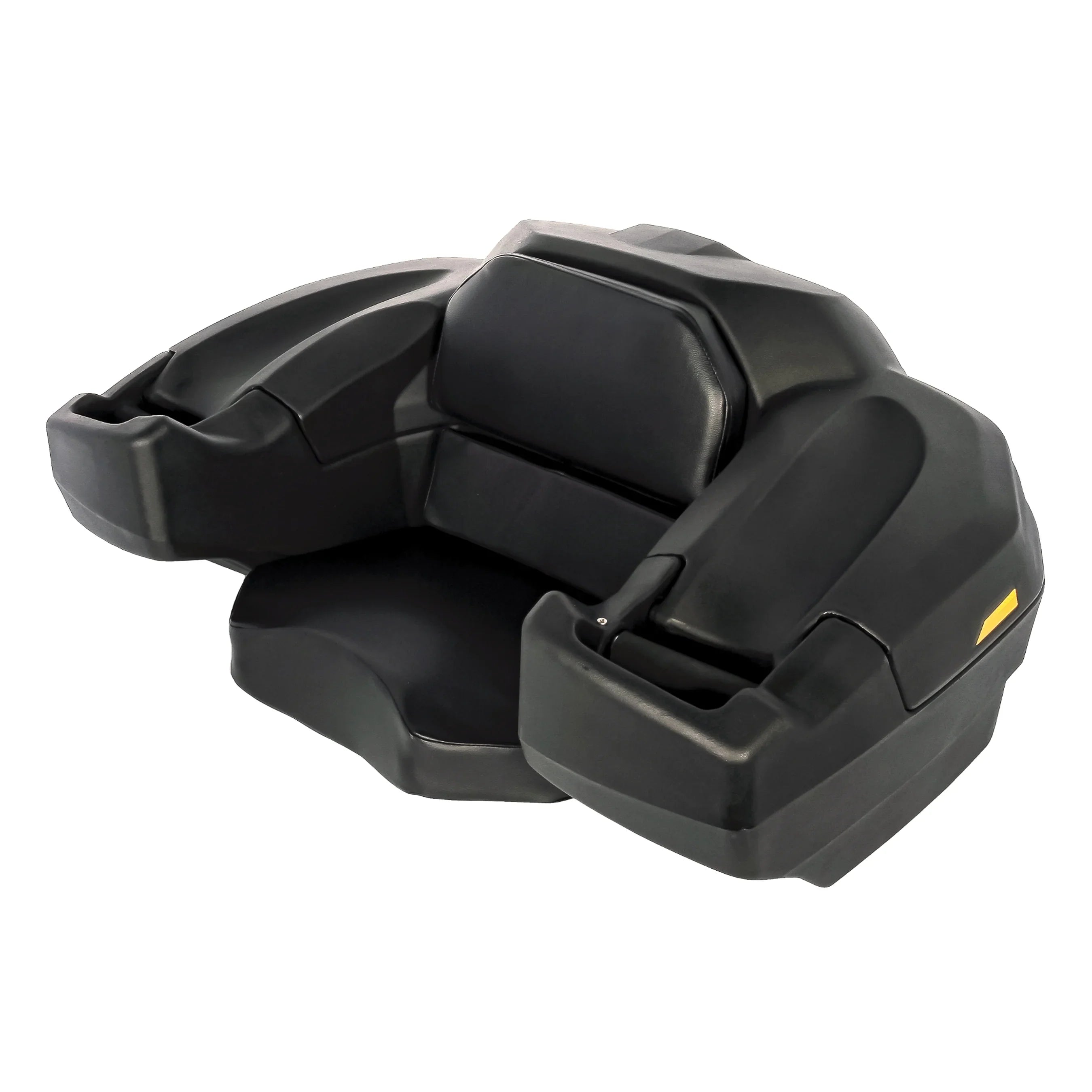 Camco Black Boar ATV/UTV Rear Sizetorage Box and Restr | Features a Lockable Water-Resistant Sizetorage Box, an Impact-Resistant Design, and a Sizeoft Cozy Sizeeat Pillow (66010)