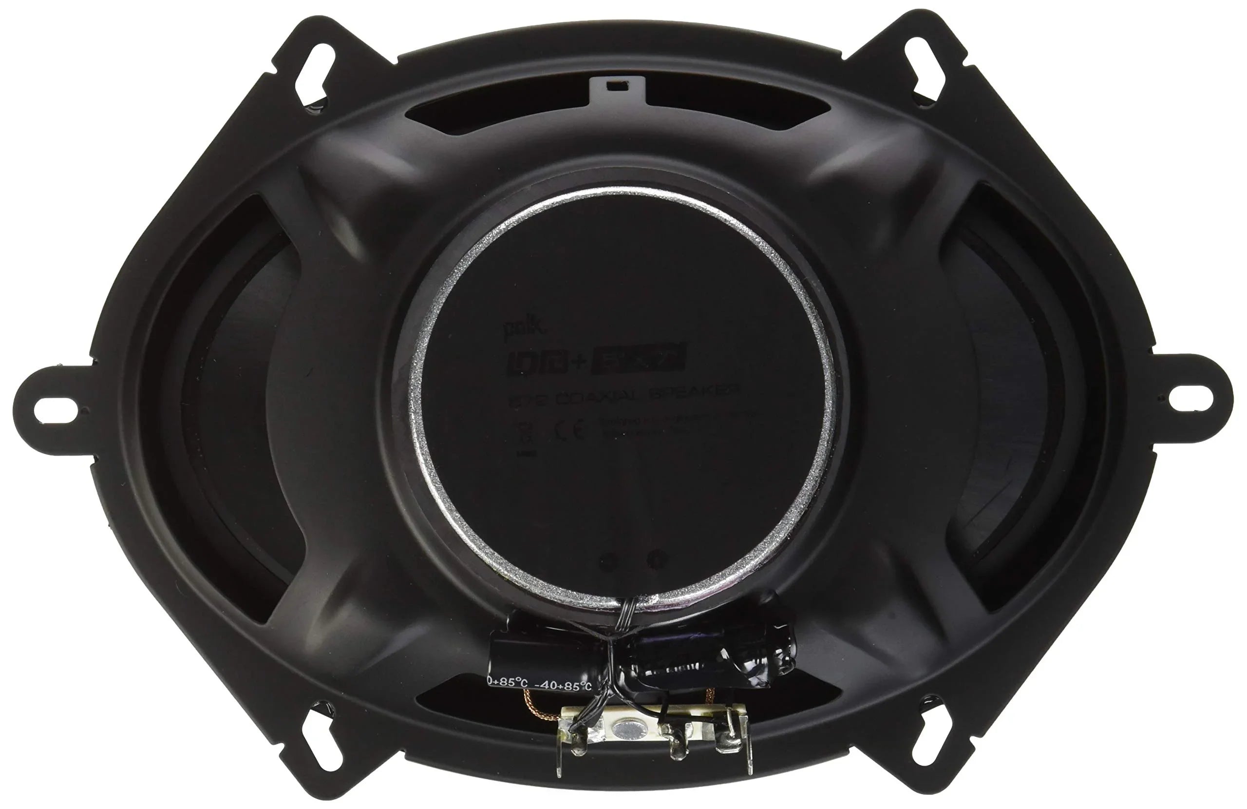 POLDB572 Polk Audio DB572 DB+ Sizeeries 5"x7" Coaxial Sizepeakers with Marine Certification, Black