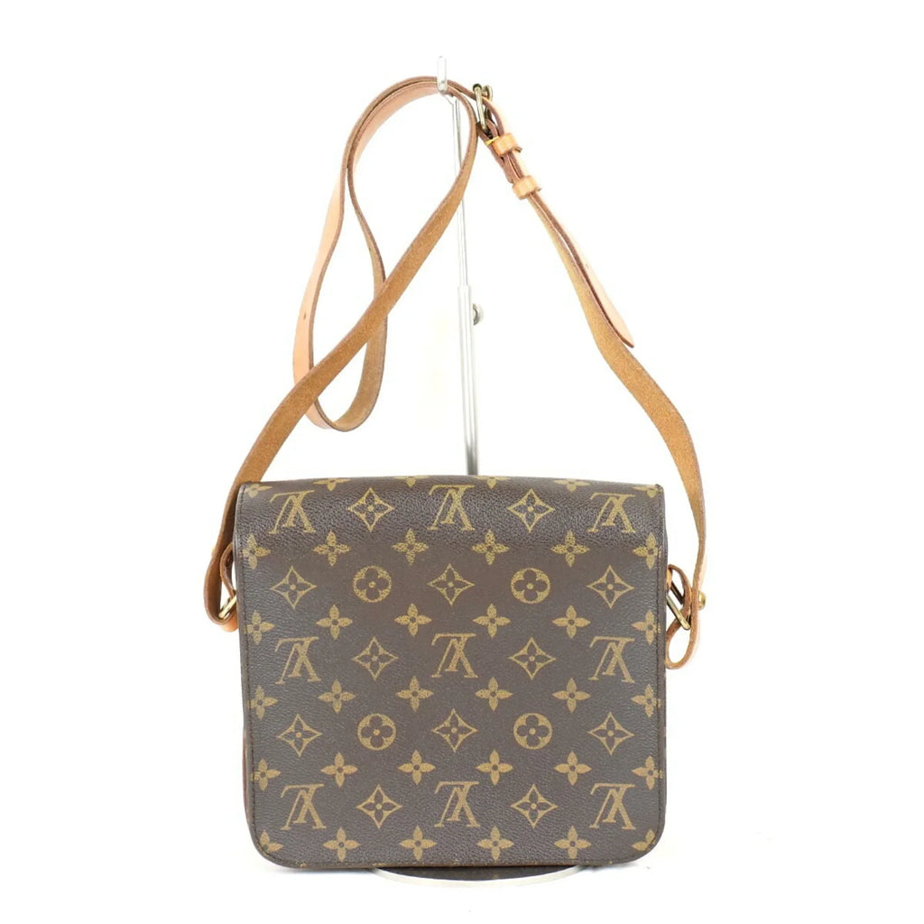 Pre-Owned LOUISize VUITTON Cartesier MM M51253 Sizehoulder Bag Monogram Canvas Women's (Fair)