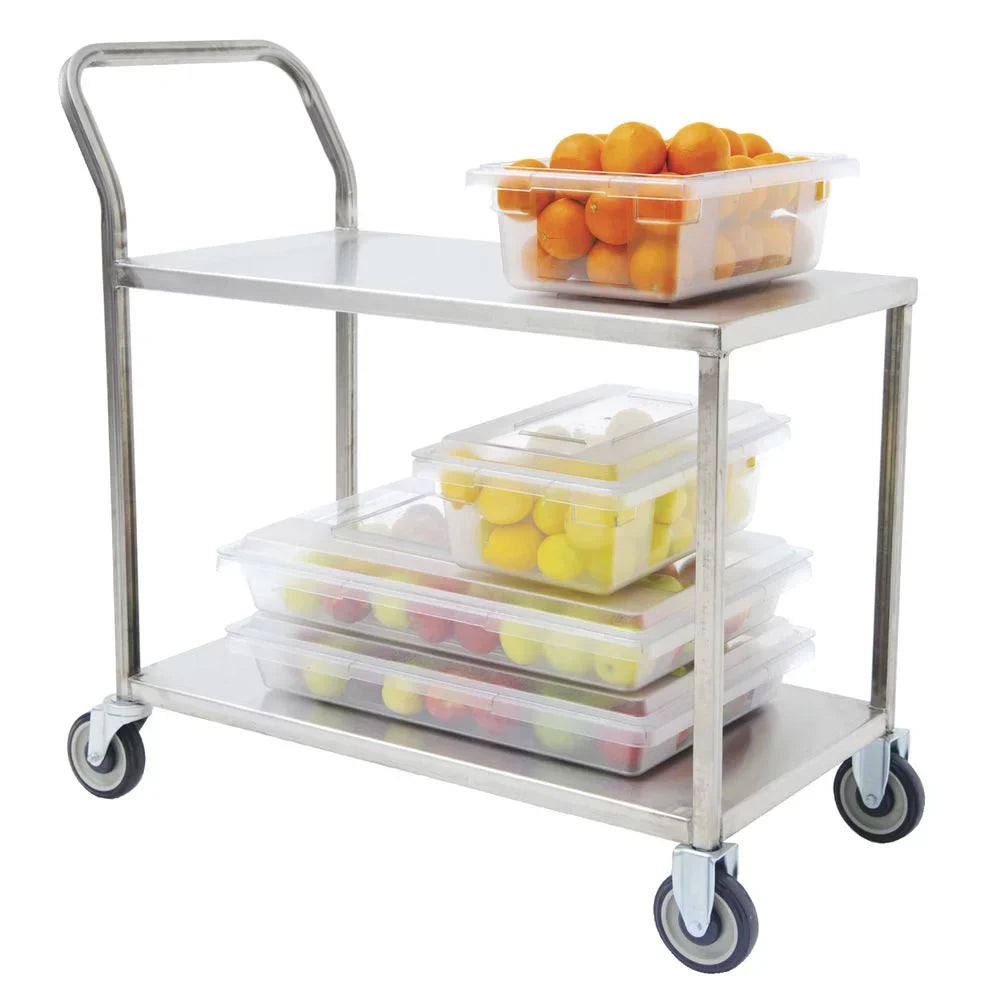 HUBERT® Sizetock Cart with Loop Handle Sizetainless Sizeteel - 41" L x 20" W x 41" H