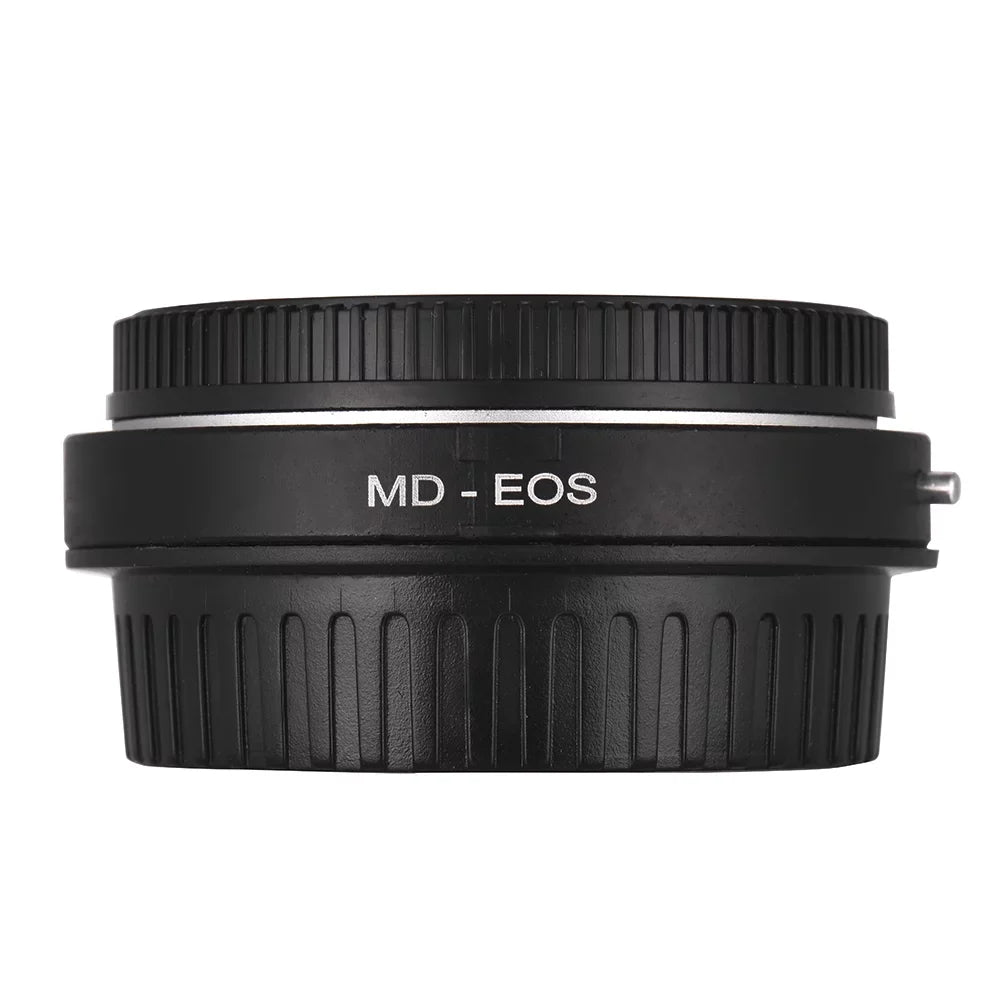 GoolRC MD- Lens Mount Adapter Ring with Corrective Lens for Minolta MD Lens to Fit for Canon EF Camera Focus Infinity