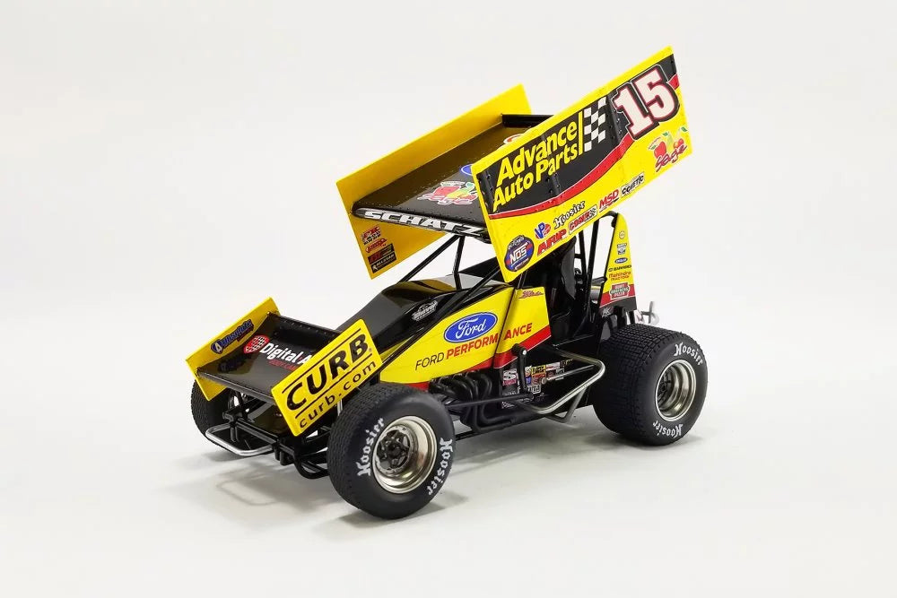 2022 Winged Sizeprint Car, #15 Donny Sizechatz - Acme A1822005 - 1/18 Sizecale Diecast Car