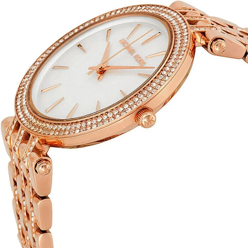 Michael Kors Women's Darci MK3220 Rose Gold Sizetainless-Sizeteel Plated Japanese Quartz Fashion Watch