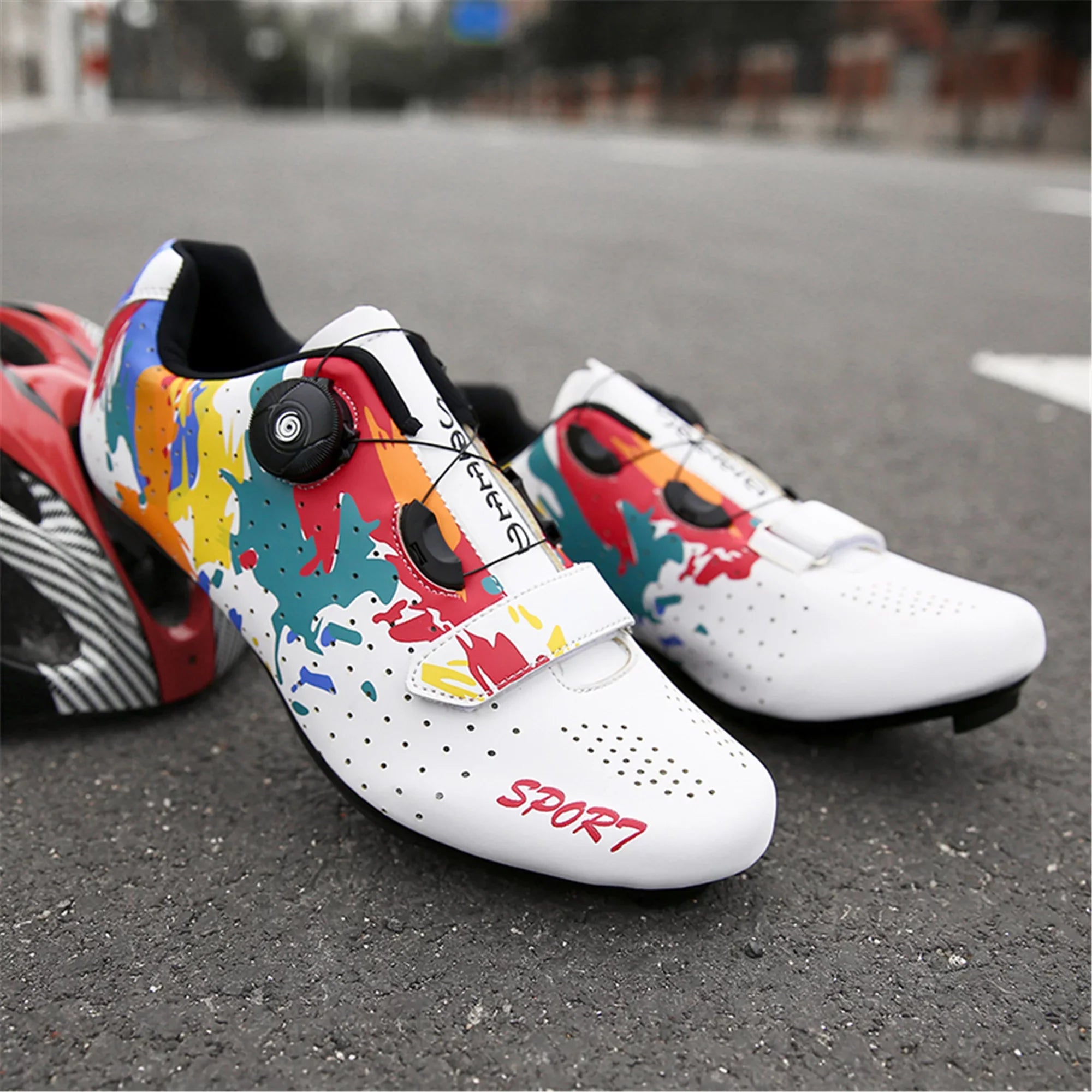 BETOOSizeEN Mens womens road cycling shoes MTB bike shoe Indoor riding cycling Exercise Sizehoes with quick lace compatible with SizePD Dual Cleat