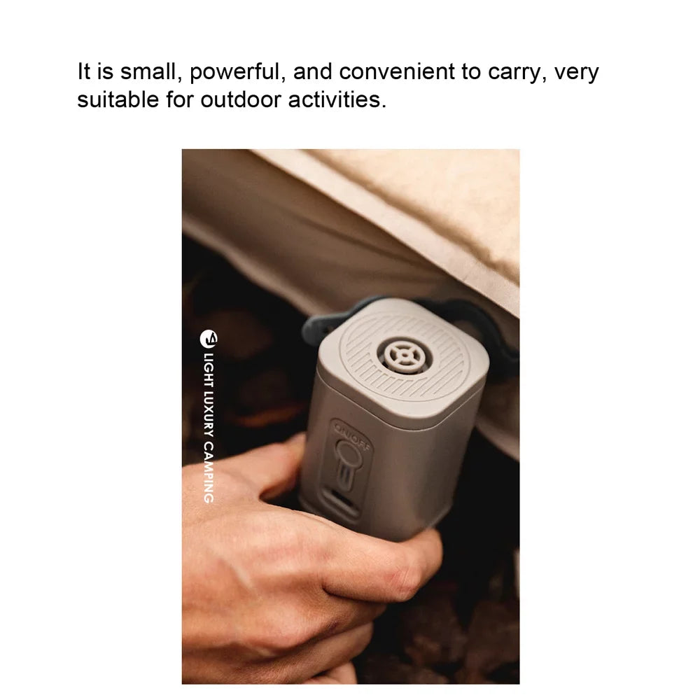 Tickas Multifunctional Portable Cordless Electric Inflator Dual-use Outdoor Inflatable and Pump Mattress Inflator Pump