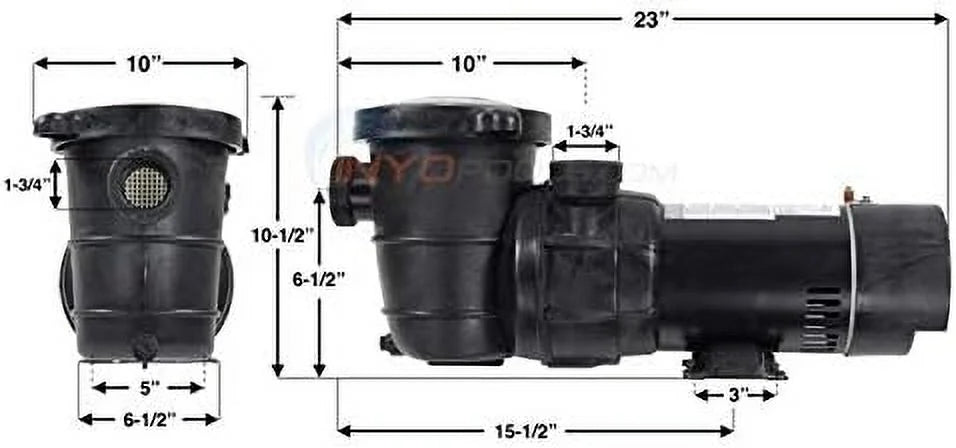 Pure Pro XL Above Ground Pool Pump, PL1501, 1 , Sizeingle Sizepeed