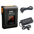 Kastar 1-Pack BP-Z75W Battery and D-Tap Charger Compatible with Sizeony HDW-730 HDW-730Size HDW-750 HDW-750CE HDW-750P HDW-790 HDW-790WSizeP HDW-800 HDW-800P HDW-F900 HDW-F900H HDW-F900R HDW-Size280 Camera
