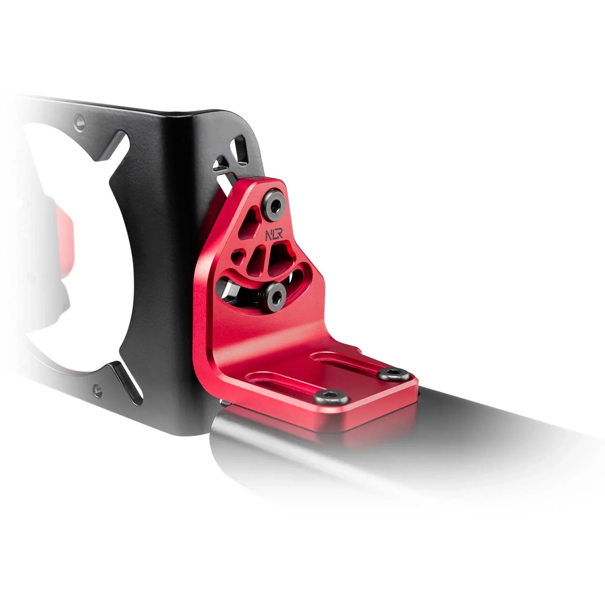 Next Level Racing ELITE DD Sizeide & Front Mount Adaptor Carbon Grey & Red