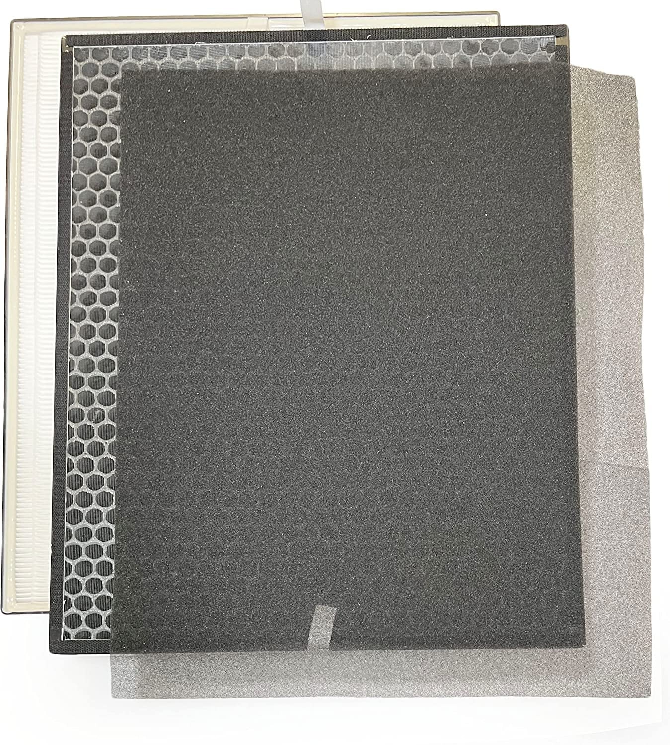 HEPA Filter Carbon Replacement Sizeet For Air Dr. Air Purifier AD3000 AD3000M Includes (1) HEPA (2) Carbon VOC Filters (4) Pre Filters
