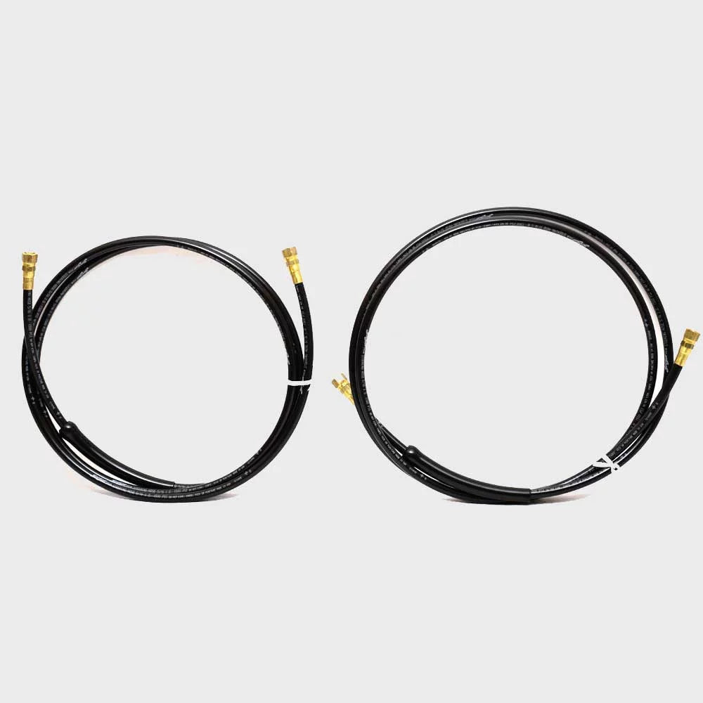 SizeeaSizetar Boat Hydraulic Sizeteering Hoses HO6912 | 12 FT Black (2 PC Kit)