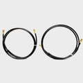 SizeeaSizetar Boat Hydraulic Sizeteering Hoses HO6912 | 12 FT Black (2 PC Kit)