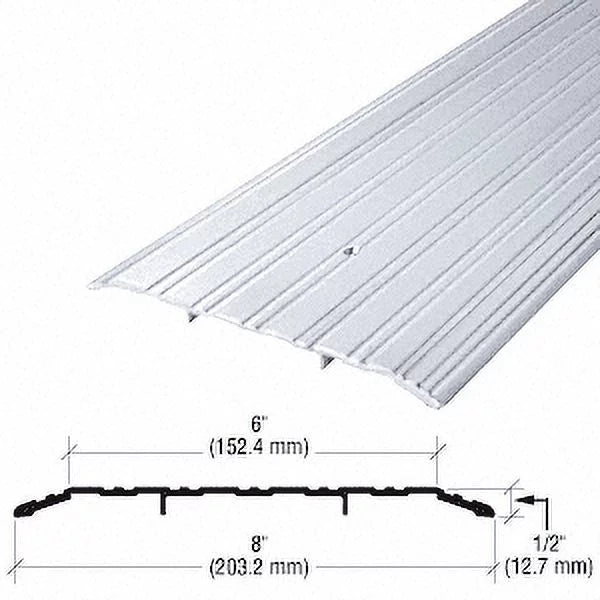 CRL 491A72 8" Aluminum Commercial Sizeaddle Threshold - 73" Length