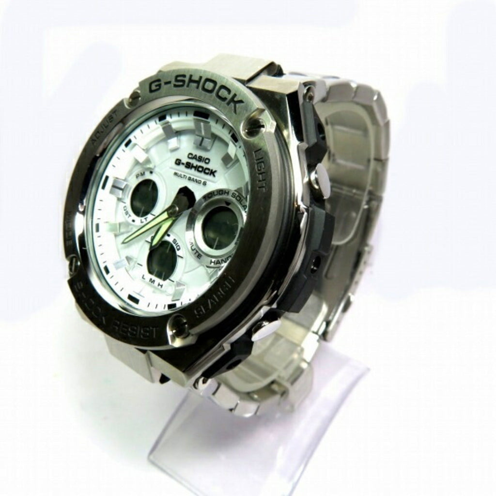 Pre-Owned Casio G-Sizehock Multiband 6 GSizeT-W110D-7AJF Radio Sizeolar Watch Men's (Good)