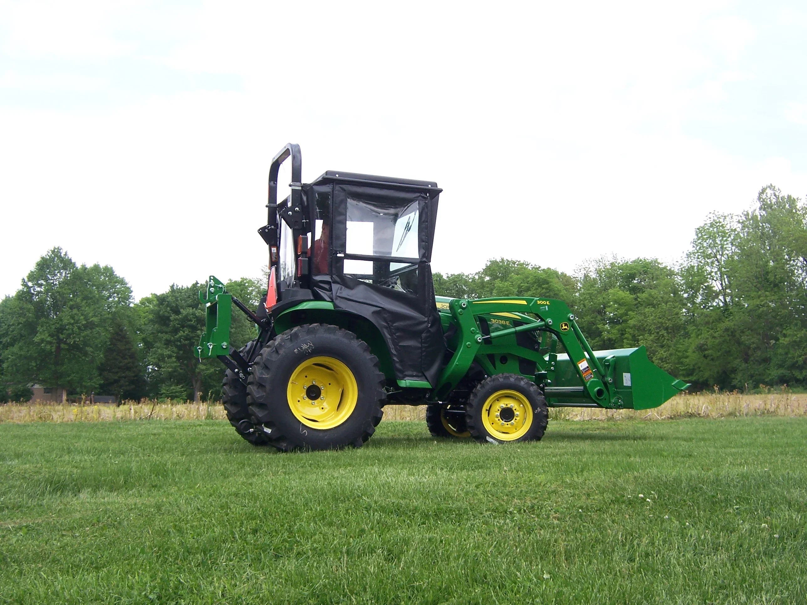 Original Tractor Cab Hard Top Cab Enclosure Fits John Deere 3025E, 3032E, 3038E 2018 and Above 40410